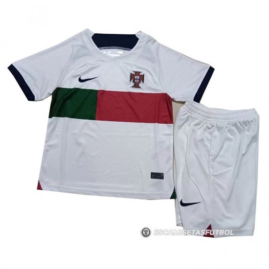 Camiseta Portugal 2ª Nino 2022 - Haga un click en la imagen para cerrar