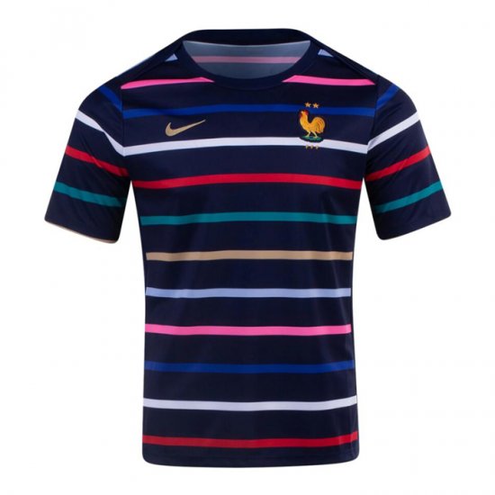 Camiseta Pre Partido del Francia 2024 Azul - Haga un click en la imagen para cerrar