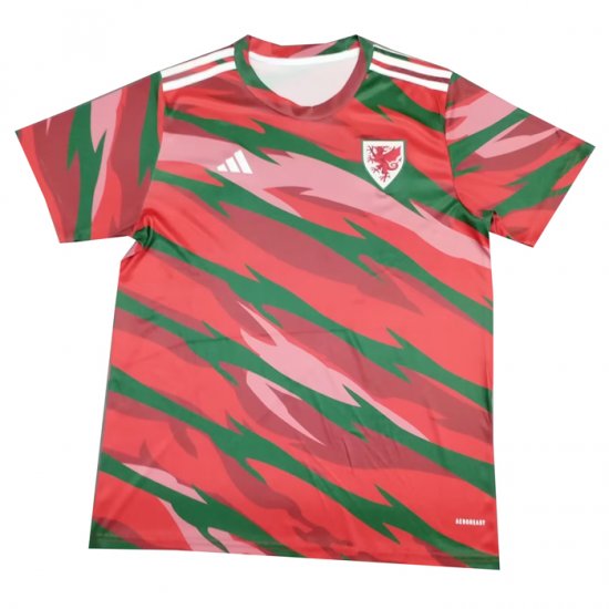 Camiseta Pre Partido del Gales 2024 Rojo - Haga un click en la imagen para cerrar