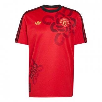 Camiseta Pre Partido del Manchester United 25-26 Rojo