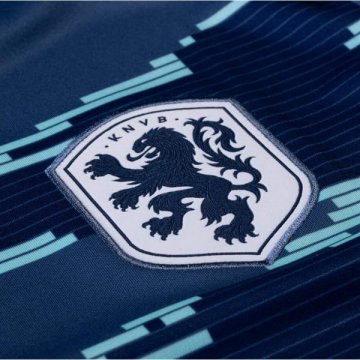 Camiseta Pre Partido del Paises Bajos 2024 Azul