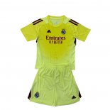 Camiseta Real Madrid Portero Nino 25-26 Amarillo