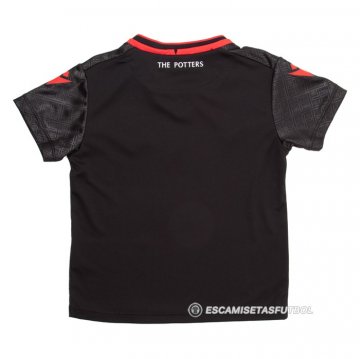Camiseta Stoke City 2ª Nino 22-23 Negro