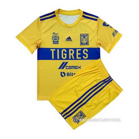 Camiseta Tigres UANL 1ª Nino 22-23 - Haga un click en la imagen para cerrar