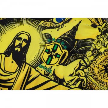 Camiseta de Entrenamiento Brasil Jesus 24-25 Amarillo