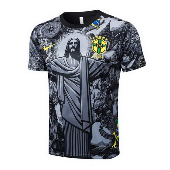 Camiseta de Entrenamiento Brasil Jesus 24-25 Negro - Haga un click en la imagen para cerrar