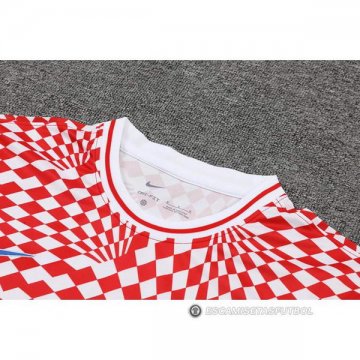 Camiseta de Entrenamiento Chelsea 22-23 Rojo y Blanco