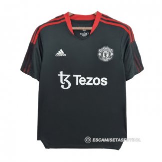 Camiseta de Entrenamiento Manchester United 2022 Negro