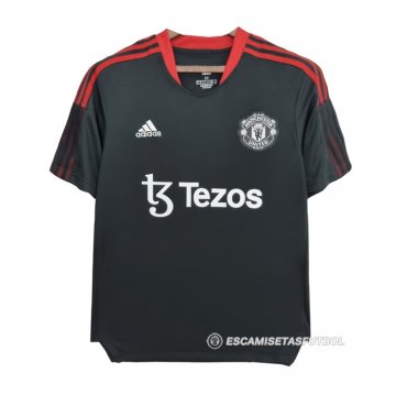 Camiseta de Entrenamiento Manchester United 2022 Negro
