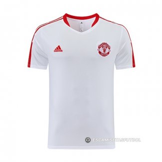 Camiseta de Entrenamiento Manchester United 2023-24 Blanco