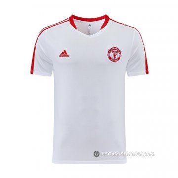 Camiseta de Entrenamiento Manchester United 2023-24 Blanco