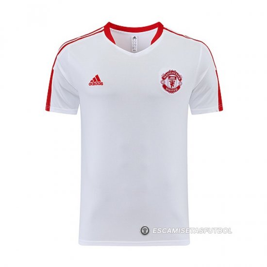 Camiseta de Entrenamiento Manchester United 2023-24 Blanco - Haga un click en la imagen para cerrar