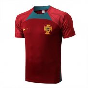 Camiseta de Entrenamiento Portugal 22-23 Rojo