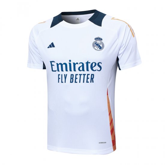 Camiseta de Entrenamiento Real Madrid 2024-25 Blanco - Haga un click en la imagen para cerrar