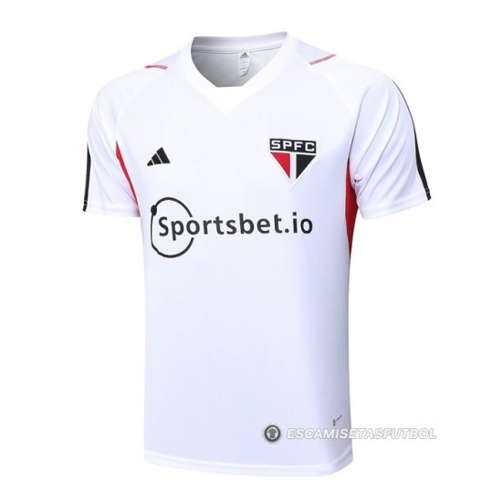 Camiseta de Entrenamiento Sao Paulo 23-24 Blanco - Haga un click en la imagen para cerrar