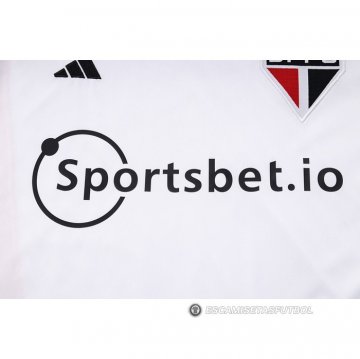 Camiseta de Entrenamiento Sao Paulo 23-24 Blanco