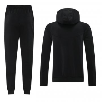 Chandal con Capucha del Barcelona 2024-25 Negro