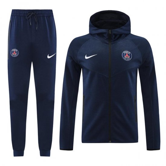Chandal con Capucha del Paris Saint-Germain 24-25 Azul - Haga un click en la imagen para cerrar