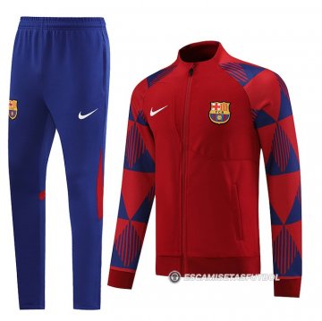 Chandal de Chaqueta del Barcelona 2022-23 Rojo