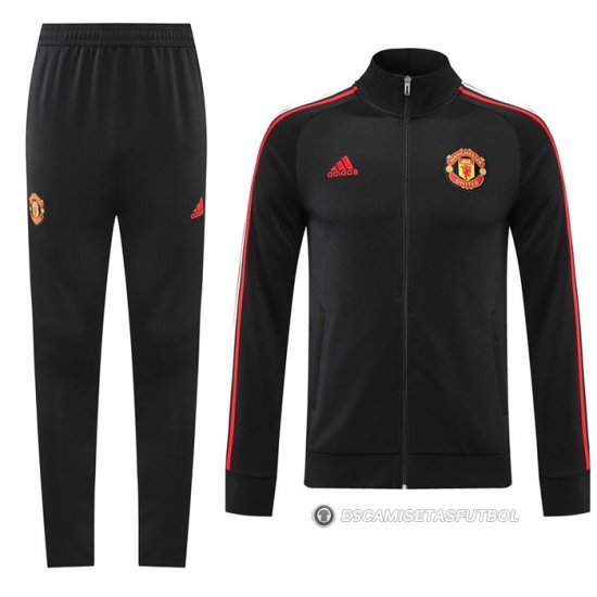 Chandal de Chaqueta del Manchester United 2022-23 Negro - Haga un click en la imagen para cerrar