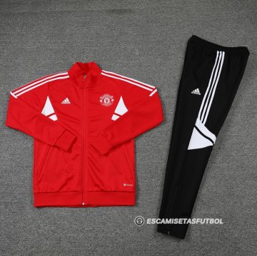 Chandal de Chaqueta del Manchester United 2022-23 Rojo