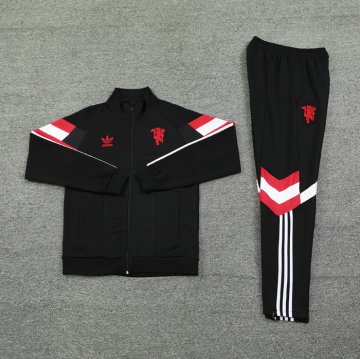 Chandal de Chaqueta del Manchester United Nino 2024-2025 Negro