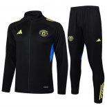 Chandal de Chaqueta del Manchester United Nino 25-26 Negro Amarillo