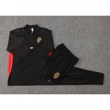 Chandal de Sudadera del AC Milan 24-25 Negro