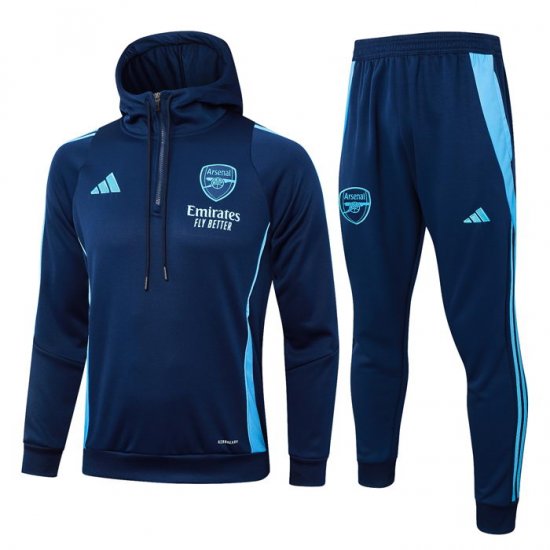 Chandal de Sudadera del Arsenal 2024-25 Azul - Haga un click en la imagen para cerrar