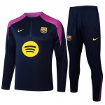 Chandal de Sudadera del Barcelona 25-26 Negro Purpura