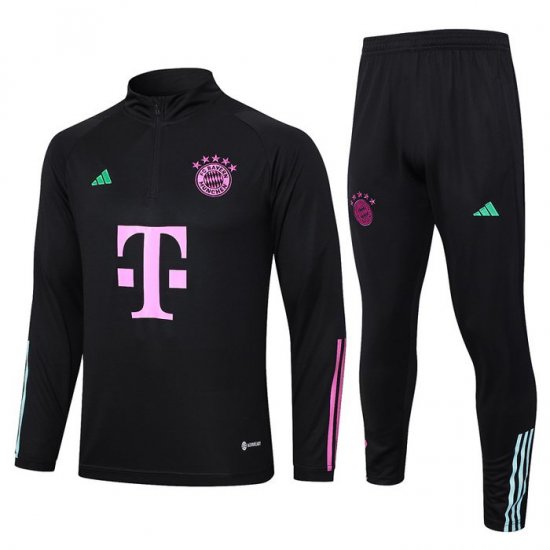 Chandal de Sudadera del Bayern Munich 2023-2024 Negro - Haga un click en la imagen para cerrar
