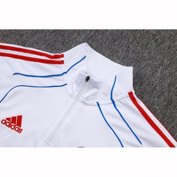 Chandal de Sudadera del Bayern Munich Nino 25-26 Blanco Rojo