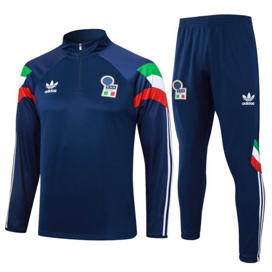 Chandal de Sudadera del Italia 2024-25 Azul - Haga un click en la imagen para cerrar