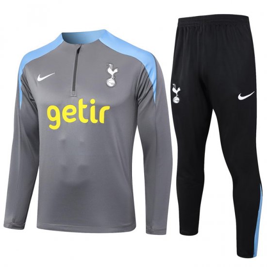 Chandal de Sudadera del Tottenham Hotspur 2024-25 Gris - Haga un click en la imagen para cerrar