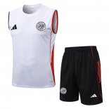 Chandal del Ajax Sin Mangas 25-26 Blanco
