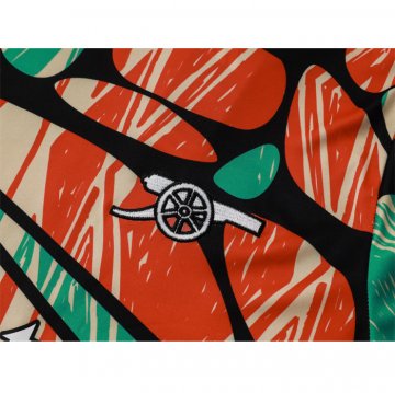 Chandal del Arsenal Manga Corta 24-25 Rojo Verde - Pantalon Corto