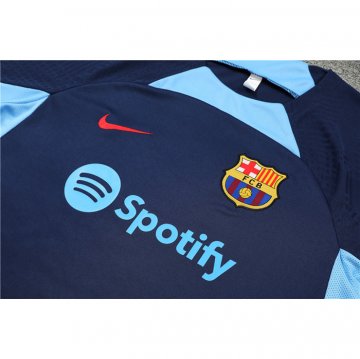 Chandal del Barcelona Manga Corta 2022-23 Azul - Pantalon Corto