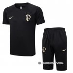 Chandal del Corinthians Manga Corta 23-24 Negro - Pantalon Corto