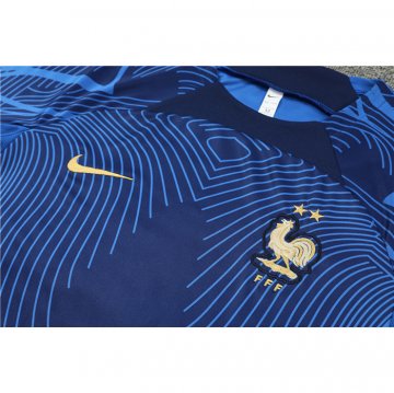 Chandal del Francia Manga Corta 22-23 Azul Oscuro - Pantalon Corto