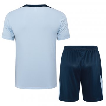 Chandal del Francia Manga Corta 24-25 Azul Claro - Pantalon Corto
