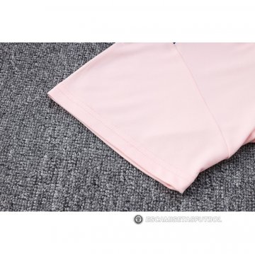 Chandal del Manchester United Manga Corta 22-23 Rosa - Pantalon Corto