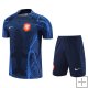 Chandal del Paises Bajos Manga Corta 2022-23 Azul - Pantalon Corto