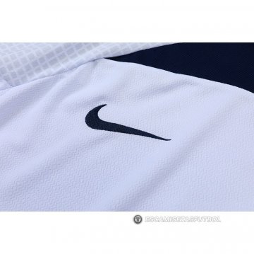 Chandal del Paris Saint-Germain Manga Corta 2022-23 Blanco - Pantalon Corto