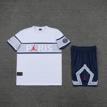 Chandal del Paris Saint-Germain Manga Corta 22-23 Blanco - Pantalon Corto
