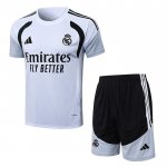 Chandal del Real Madrid Manga Corta 25-26 Blanco - Pantalon Corto