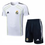 Chandal del Real Madrid Manga Corta 25-26 Blanco - Pantalon Corto