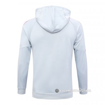 Chaqueta con Capucha del Arsenal 23-24 Gris