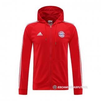 Chaqueta con Capucha del Bayern Munich 22-23 Rojo