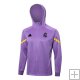 Chaqueta con Capucha del Real Madrid 24-25 Purpura