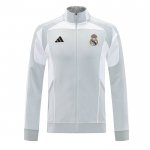 Chaqueta del Real Madrid 25-26 Gris Blanco